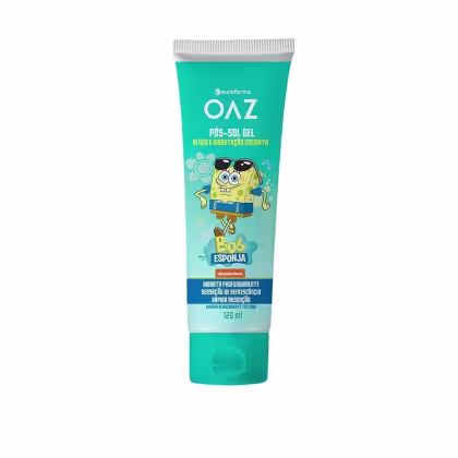 Imagem do produto Pós-Sol Infantil Gel Hidratante OAZ Bob Esponja 120ml