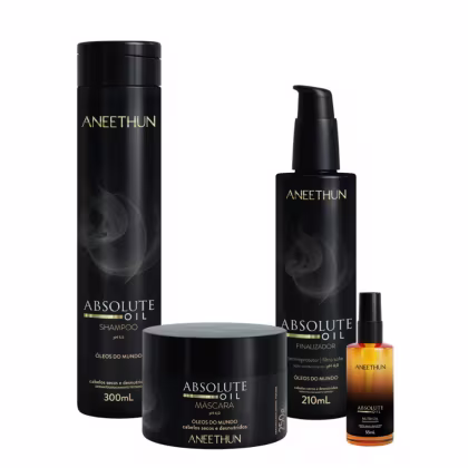 Imagem do produto Kit Absolute Oil com 4 produtos Aneethun- Lançamento