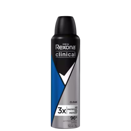 Imagem do produto Rexona Clinical Clean - Desodorante Aerossol Masculino 150ml