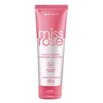 Imagem do produto Creme Hidratante Perfumado Phytoderm Miss Rose 200g