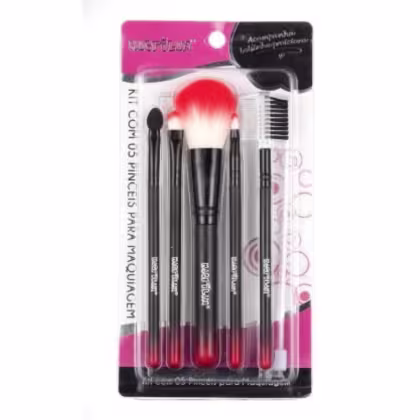 Imagem do produto Kit Com 5 Pincéis Macrilan Vermelho Ref.kp5-28