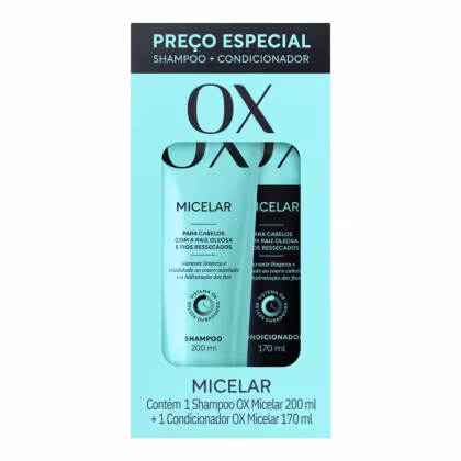 Imagem do produto Kit OX Cosméticos Micelar Duo (2 Produtos)