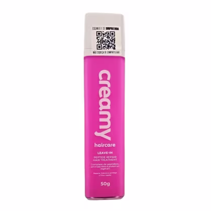 Imagem do produto Creamy Haircare Peptide Leave-In 50g - Proteção Térmica