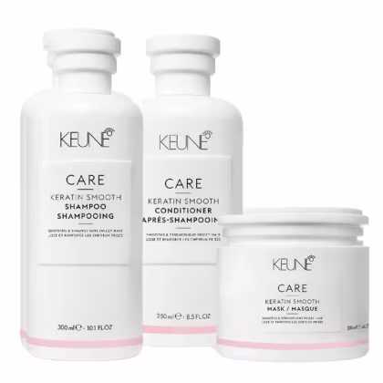 Imagem do produto Kit Keune Care Keratin Smooth Shampoo 300ml, Condicionador 250ml, Máscara 200ml