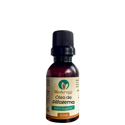 O produto apresentado é um óleo de Alfazema da marca Oleoterapia Brasil, com volume de 30ml.