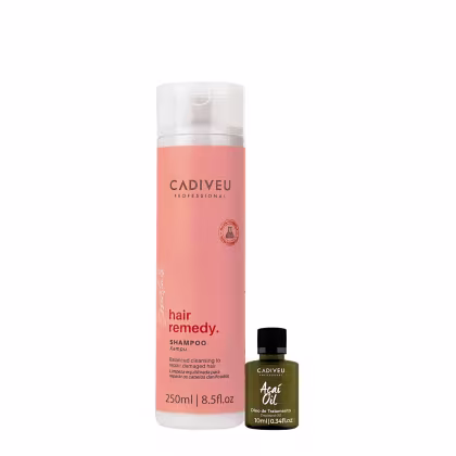 Imagem do produto Kit Cadiveu Essentials Hair Remedy Shampoo e Açaí Oil (2 produtos)