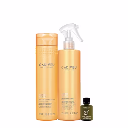 Imagem do produto Kit Cadiveu Professional Nutri Glow Shampoo Fluído e Açaí Oil (3 produtos)