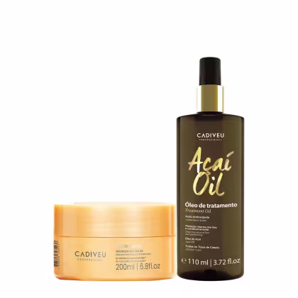 Imagem do produto Kit Cadiveu Professional Nutri Glow Máscara e Açaí Oil 110 (2 produtos)