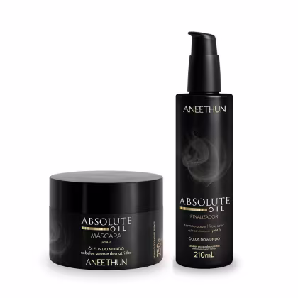 Imagem do produto Kit Aneethun Absolute Oil Máscara 250g + Finalizador 210ml
