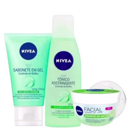 Imagem do produto Kit Skincare Nivea Rotina De Cuidado Antioleosidade
