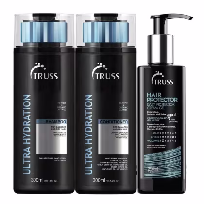 Imagem do produto Kit TRUSS Ultra Hydration + Hair Protector Daily (3 Produtos)