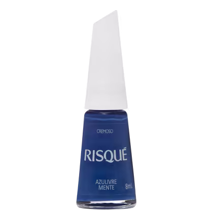 Imagem do produto Risqué Azulivre Mente - Esmalte Cremoso 8ml
