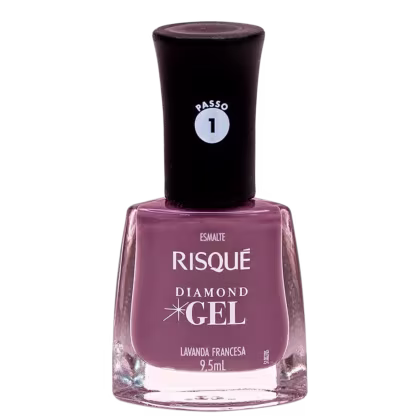 Imagem do produto Risqué Diamond Gel Lavanda Francesa - Esmalte Cremoso 9,5ml