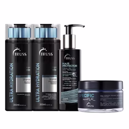 Imagem do produto Kit TRUSS Ultra Hydration + Hair Protector + Specific Mask (4 Produtos)