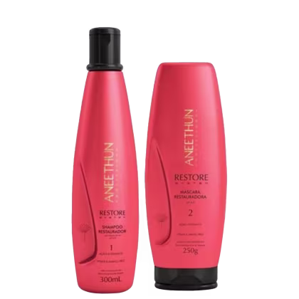 Imagem do produto Kit Restore Shampoo e Máscara -Aneethun