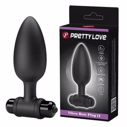 Imagem do produto Plug Anal em Slicone com Vibro Plug II Pretty Love