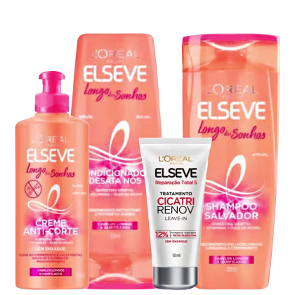 Imagem do produto Kit Elseve L’Oréal Paris Longo dos Sonhos versão 200ml (4 produtos)