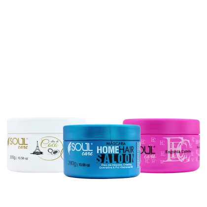 Imagem do produto Kit Soul Care Cronograma Capilar (3 Produtos)