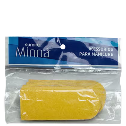 Imagem do produto Minná Amarela – Lixa para Pés Descartável Adesivada (50 Unidades)