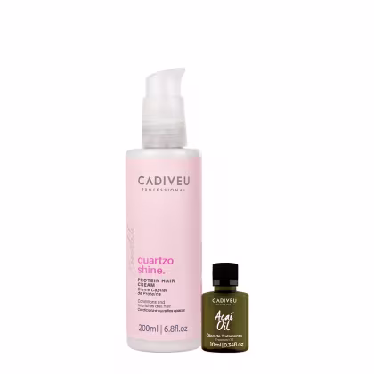 Imagem do produto Kit Cadiveu Essentials Quartzo Shine Pré- Shampoo e Açaí Oil (2 produtos)