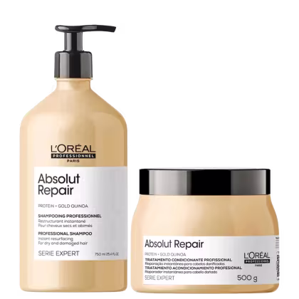 Imagem do produto Kit L'Oréal Professionnel Expert Absolut Repair Gold Quinoa + Protein Duo (2 Produtos)