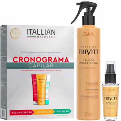 Imagem do produto Kit Itallian Hairtech Cronograma Trivitt (5 Produtos)