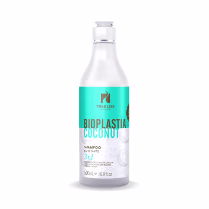 Imagem do produto Shampoo Esfoliante Vegano Bioplastia Coconut 500ml Treeliss