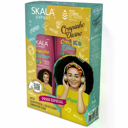 Imagem do produto KIT SKALA CRESPINHO DIVINO SHAMPOO 325ML+COND 325ML