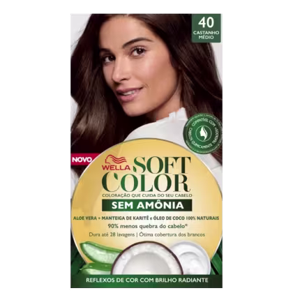 Imagem do produto Kit Soft Color 40 Castanho Médio - Tonalizante 