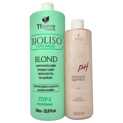 Imagem do produto Ativo Selagem Termica Bioliso Blond 1l + Regularize Ph 500ml