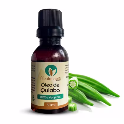 Óleo Vegetal de Quiabo, da marca Oleoterapia Brasil.