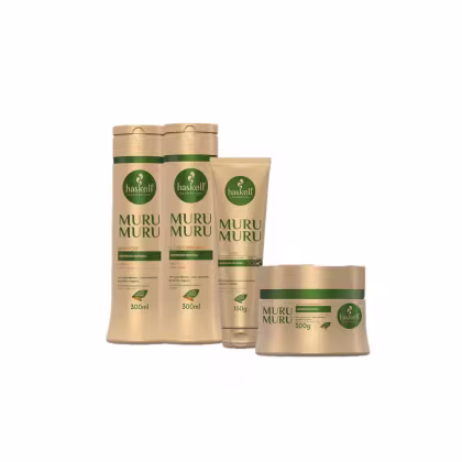 Imagem do produto Kit Haskell Murumuru Dupla Máscara Leave-in (4 produtos)