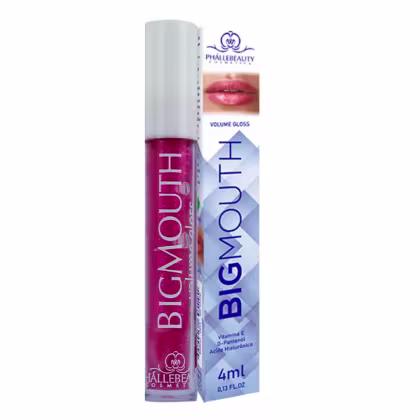 Imagem do produto Lip Gloss Volume Big Mouth Phállebeauty Cor Pink Glow