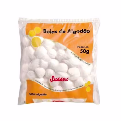 Imagem do produto Sussex Branco - Algodão em Bolas 50g