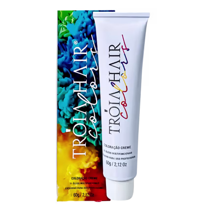 Imagem do produto Tróia Hair Cosmetics Colors Louro Muito Claro Cinza #9.1 - Coloração Permanente 60g