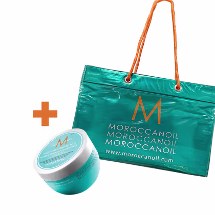 Imagem do produto Kit Moroccanoil Hydration Máscara de Hidratação Leve e Bolsa de Praia (2 produtos)