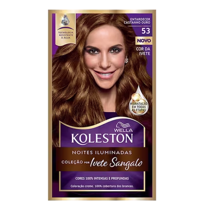 Imagem do produto Wella Koleston Noites Iluminadas Ivete Sangalo Entardecer Castanho Ouro 53 - Coloração Permanente