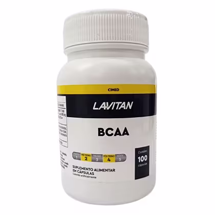 Imagem do produto Cimed Lavitan Suplemento Alimentar em Cápsula BCAA 100 Cápsulas