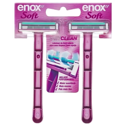 Imagem do produto Enox Soft - Aparelho de Barbear Feminino (2 Unidades)