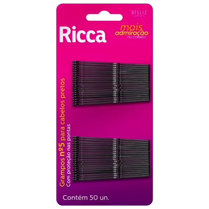 Imagem do produto Ricca Grampo de Cabelo Nº 5 (50 Unidades)