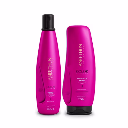 Imagem do produto Kit Aneethun Color System - Shampoo 300ml + Finalizador 250g