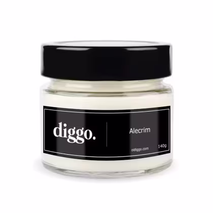 Imagem do produto Diggo. Alecrim - Vela Aromática Perfumada Vegetal 140g