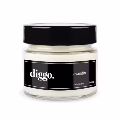 Imagem do produto Diggo. Lavandin - Vela Aromática Perfumada Vegetal 140g