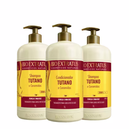 Imagem do produto Kit Bio Extratus Tutano Shampoo Extra e Condicionador (3 unidades)