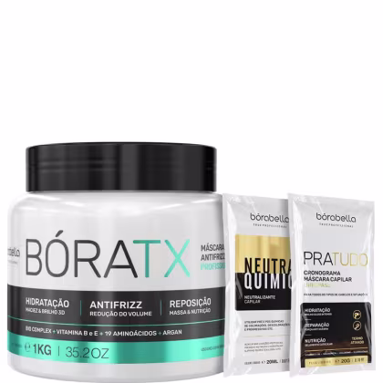 Imagem do produto Kit Borabella BóraTX + Sachê PraTudo e Neutra (3 Produtos)