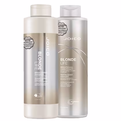 Imagem do produto Kit Joico Blonde Life Brightening Duo Profissional 1L (2 Produtos)