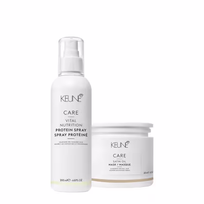 Imagem do produto Kit Keune Care Satin Oil Máscara e Vital Nutrition Protein (2 produtos)
