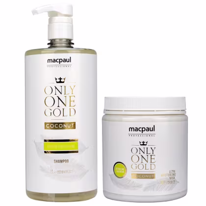Imagem do produto Kit MacPaul Professional Only One Gold Coconut Salon (2 Produtos)