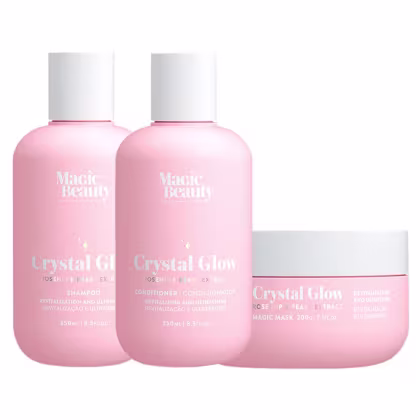 Imagem do produto Kit Magic Beauty Crystal Glow - Shampoo 250ml e Condicionador  250ml e Máscara 200g