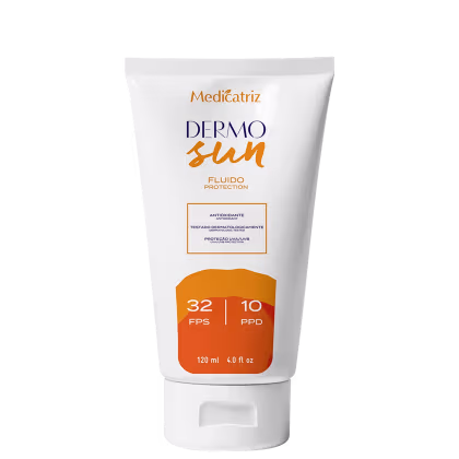 Protetor Solar Medicatriz Dermosun Fluído FPS 32 120ml